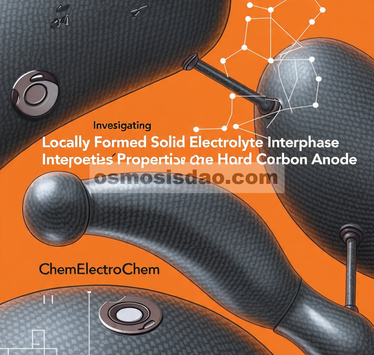 Sampul Depan: Menyelidiki Sifat-sifat Antarmuka Elektrolit Padat yang Terbentuk Secara Lokal pada Anoda Karbon Keras (ChemElectroChem 10/2025)